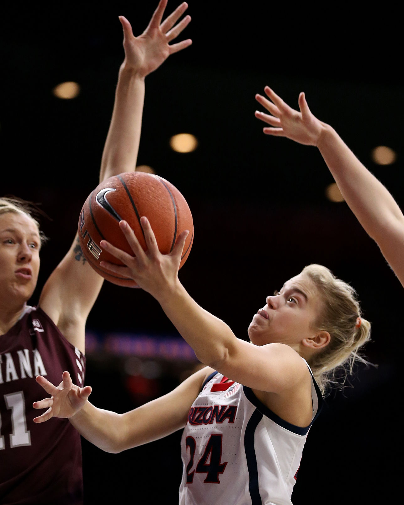 Arizona Wildcats 100, Montana Grizzlies 51